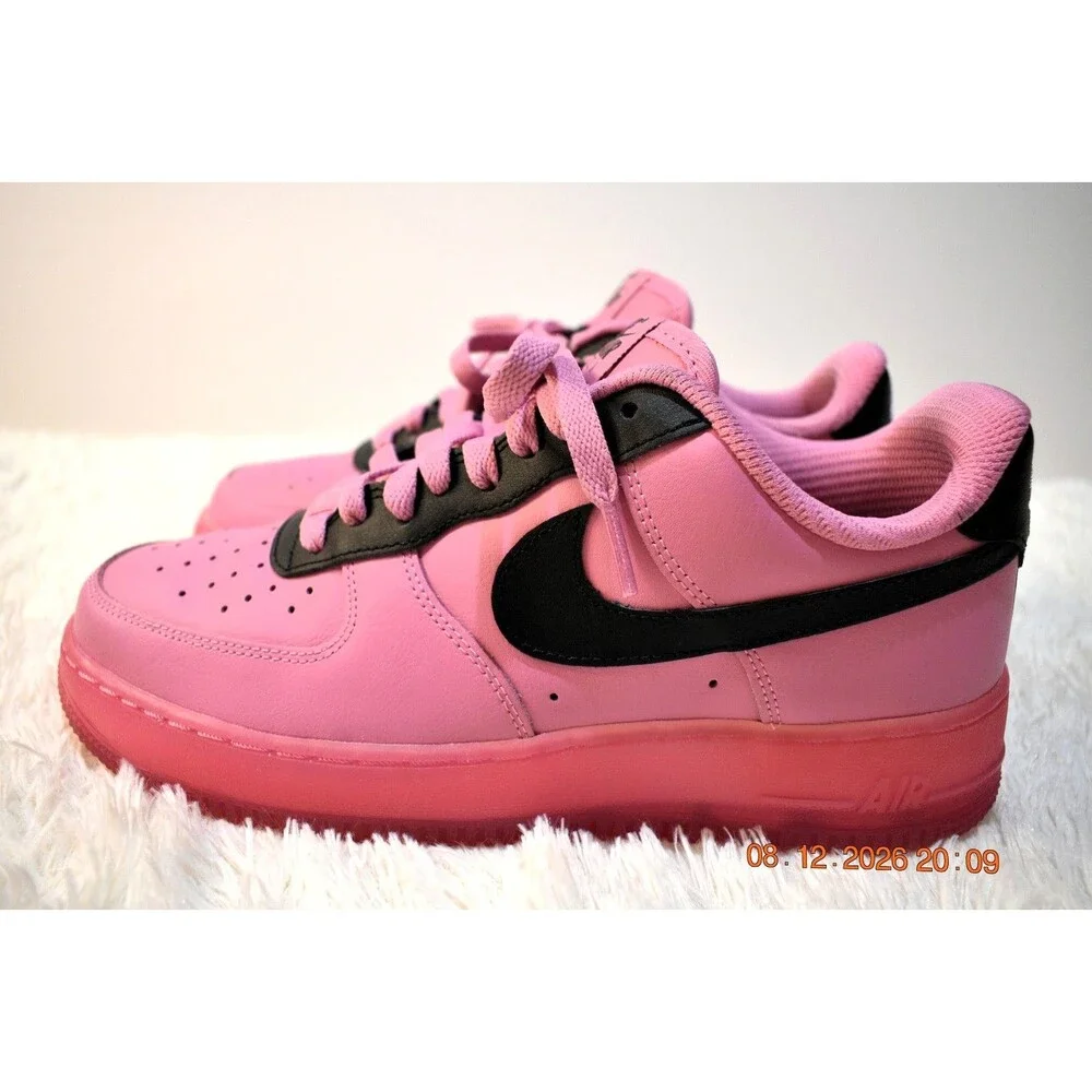 RARE Nike BY YOU ID AF 1 Women’s Size 8.5 BIG LUV Pink & Black (AQ3778-994)